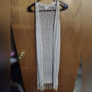 Crochet style duster